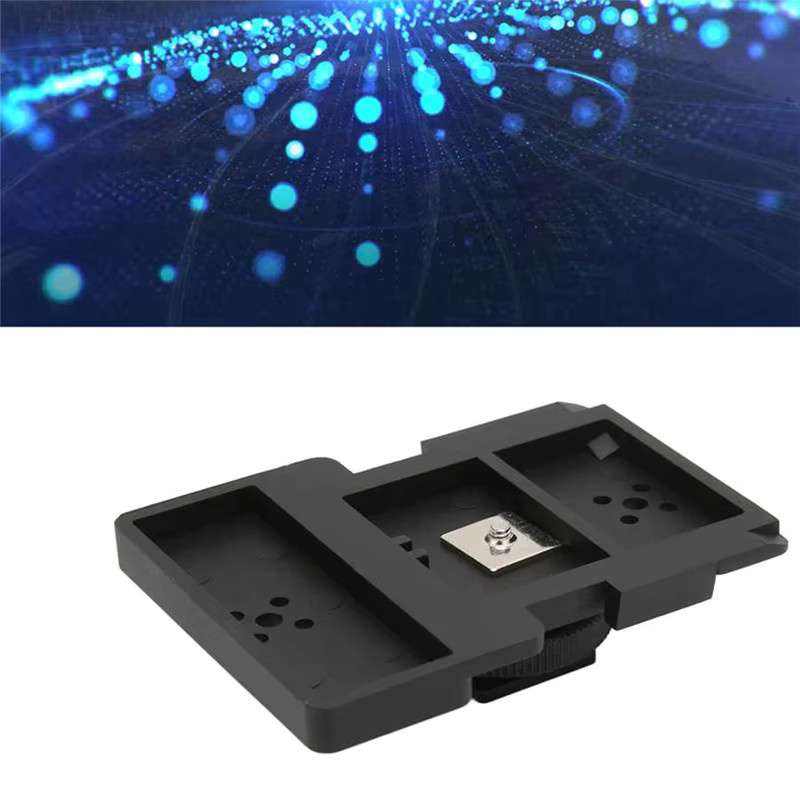 Supernew Kamera-Blitzschuhhalterung Montageadapter in Schwarz für EW 100 300 500 G3 G4 - Bild 2