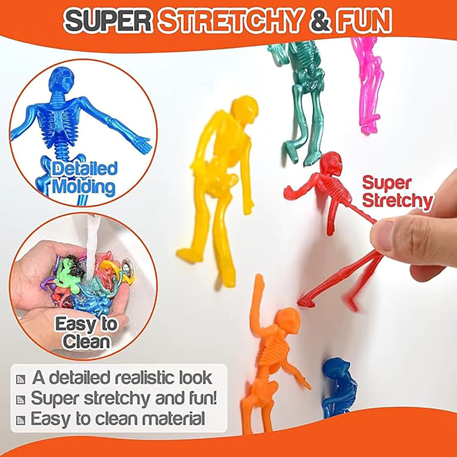 soulbao Elastisches Skelett Puppenspielzeug Set, Mehrfarbig, Kunststoff - Bild 2