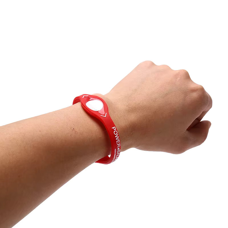 Power Balance Armband, Silikon, Schwarz, Unisex - Bild 3
