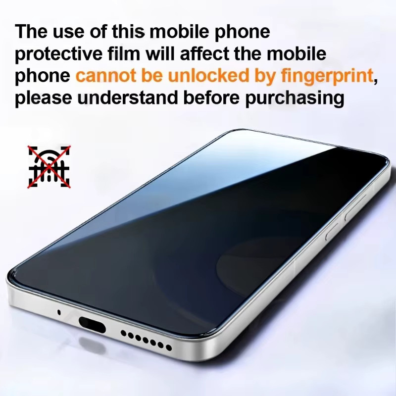 Anti-Spionage Sichtschutz-Glasfolie für Xiaomi 17/17T/15T/14T/13T/12T Serie, 9H gehärteter Film mit vollständiger Abdeckung und Installations-Kit, transparent - Bild 4