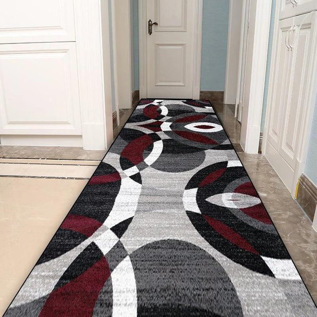 HGHT Geometrischer Flurteppich Modern Multicolour B/T: 160 x 200 cm - Bild 1