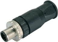 Harting Kabelsteckverbinder Stecker gerade schwarz 21 03 319 1801 - Bild 1