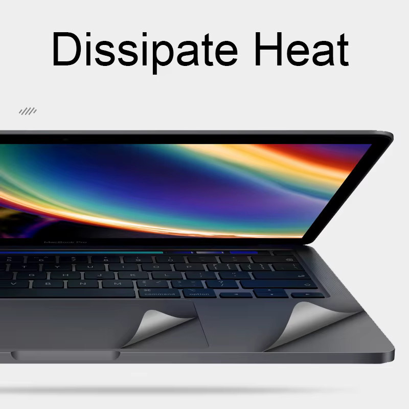Kratzfeste und wasserdichte Schutzfolie für Apple MacBook Air 13 und MacBook Pro 14/16 in Silber - Bild 5