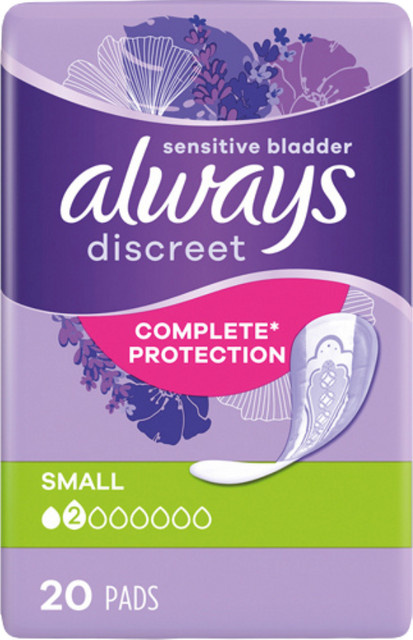 Always Discreet Inkontinenz Einlagen Small Complete Protection, 20 Stück - Bild 1