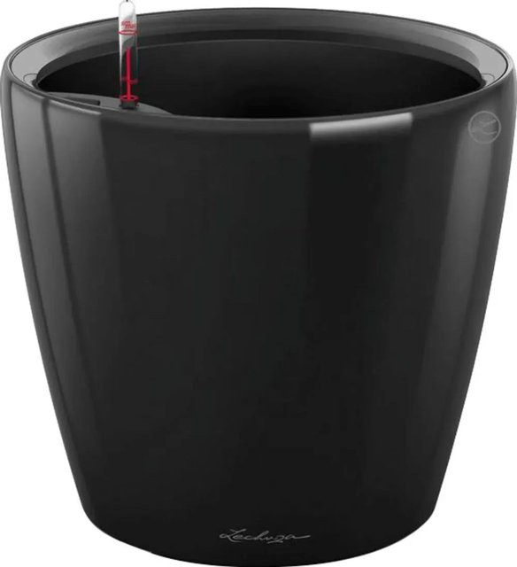 Lechuza Pflanzgefäß Classico Premium LS Schwarz hochglanz Durchmesser: 50 cm, Höhe: 47 cm - Bild 1