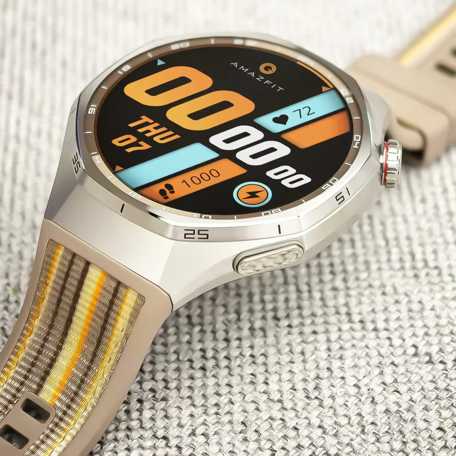 FancyWrist Uhrenarmband Silikon, Woven Strap, Huawei Uhr GT6 Pro 46mm, Unisex - Bild 4