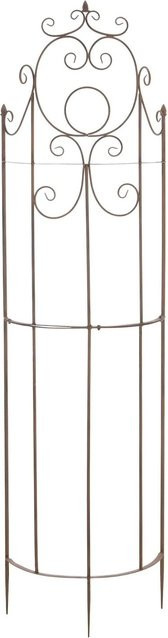 DELUKE Rankgitter KNUT Rankhilfe aus Metall in Antik-Braun für Kletterpflanzen im Landhausstil, B/T/H: 52,5 x 23 x 200 cm - Bild 1