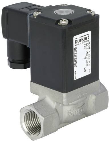 Bürkert Servogesteuertes Ventil 61974 0290 24V aus Edelstahl in Schwarz - Bild 1