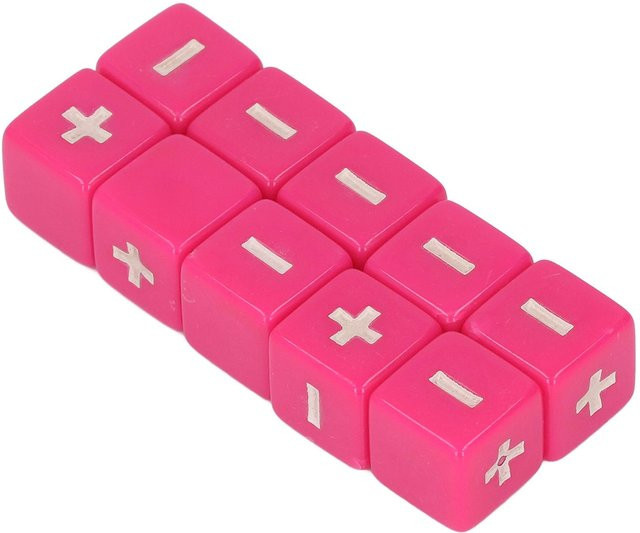 Fishine Mathematische Operation Berechnungs-Würfel, 20-teiliges Set, Rosa - Bild 1