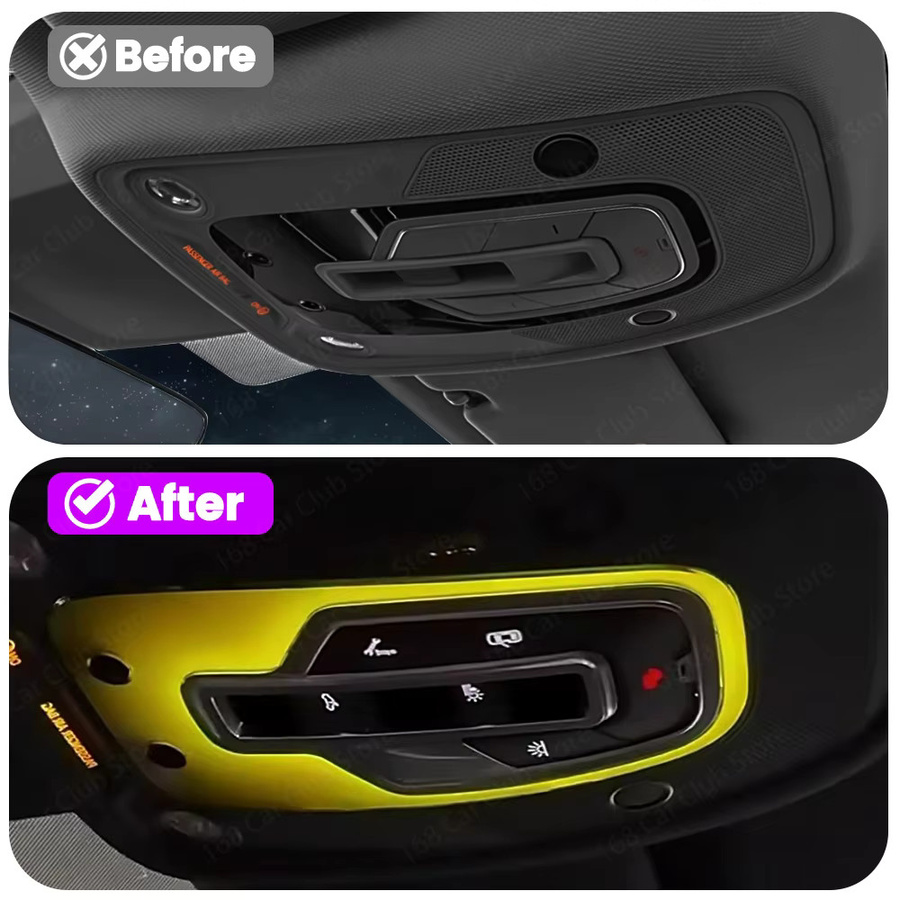 RGB LED Umgebungslicht mit 32 Farben für Audi A4 A5 A6 A7 C8 Q7 B9 zur Fahrzeug-Innenraumbeleuchtung und als Leselicht in Multicolour - Bild 2