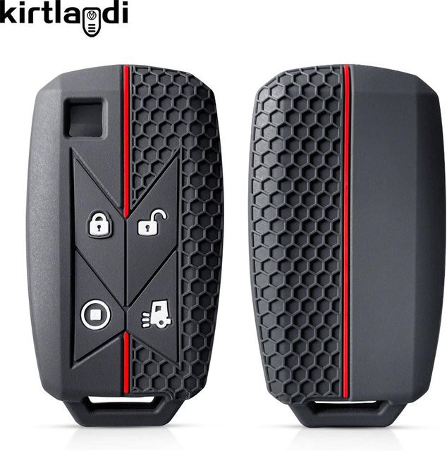 Silikon Schlüsselhülle für Renault Euro 6 Serie T C K Gama in Schwarz - Bild 1