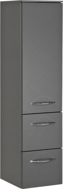 Pelipal Bad-Hängeschrank Quantum 03 in Anthrazit mit Soft-Close-Türen und internen Regalen, Breite: 30 cm, Höhe: 121 cm - Bild 1
