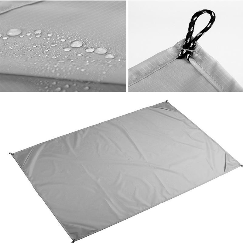 Gear Ultraleichtes Tarp MINI aus 210T Oxford als Sonnenschutz und Zeltunterlage, B/T: 100 x 140 cm - Bild 2