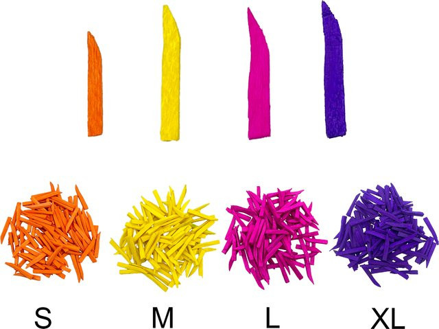 Flex-Well Einweg-Zahnkeile aus Holz, 100 Stück, interdental, konturiert - Bild 1