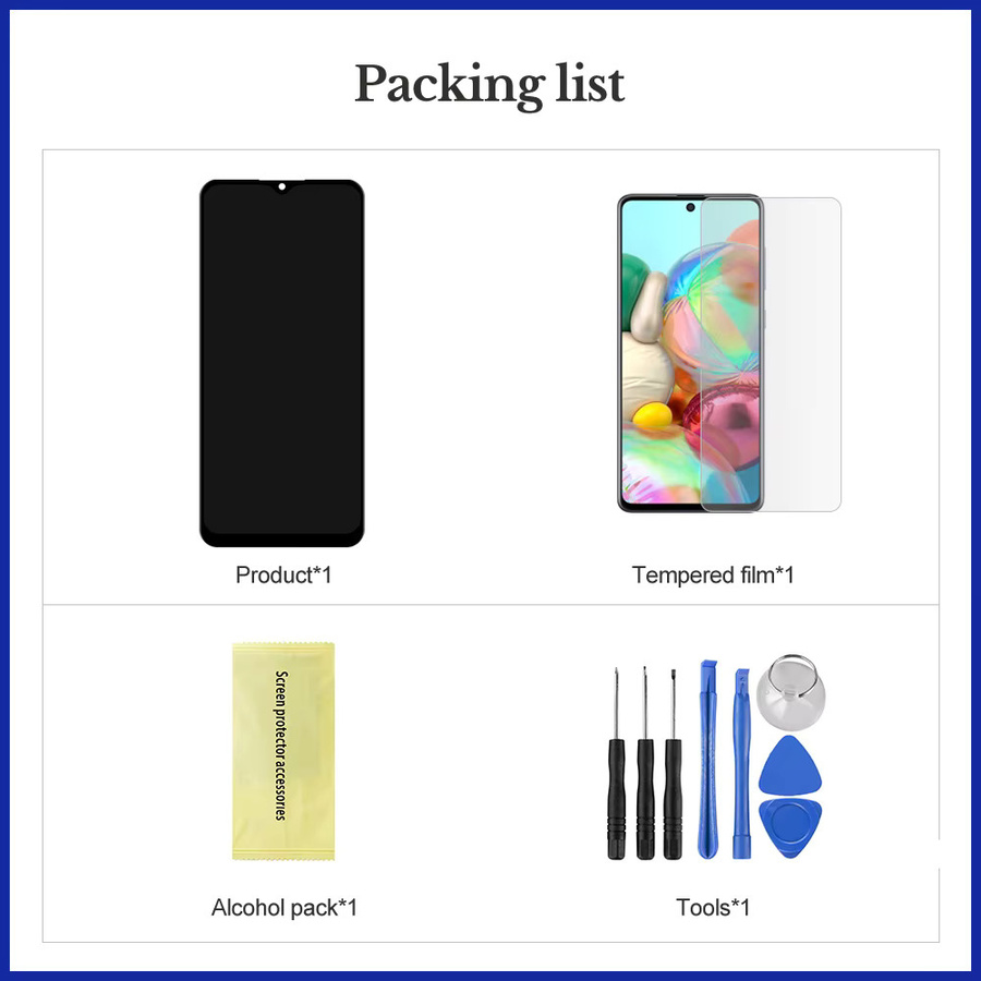 Samsung A03 Display mit Touchscreen Digitalisierer in Schwarz, 6.5 Zoll - Bild 4