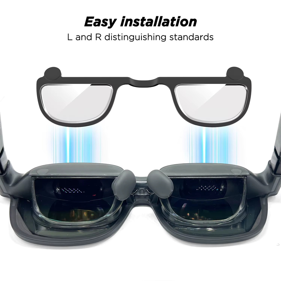 Maßgefertigte Korrektionsgläser für VITURE Luma, Ultra, Beast und XR/AR Smart-Brillen mit Myopie-Linsen, Astigmatismus-Linsen, Blaulichtfilter und Blendschutz - Bild 2
