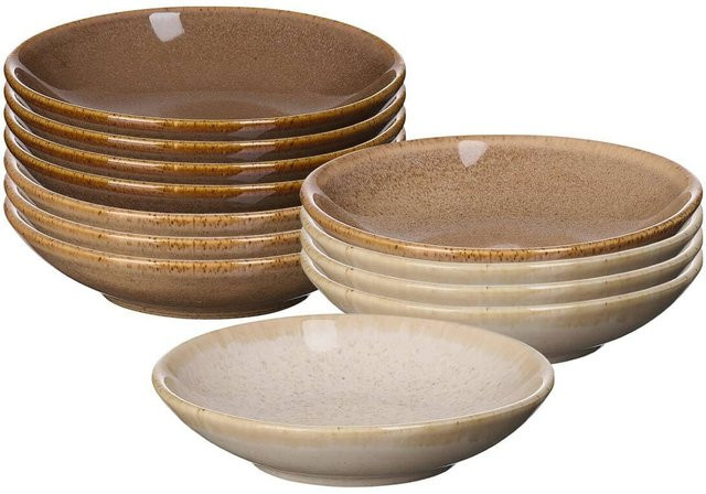 Ritzenhoff & Breker Dipschalen Sahara aus Keramik in Beige, 12er Set, Durchmesser: 10 cm - Bild 1