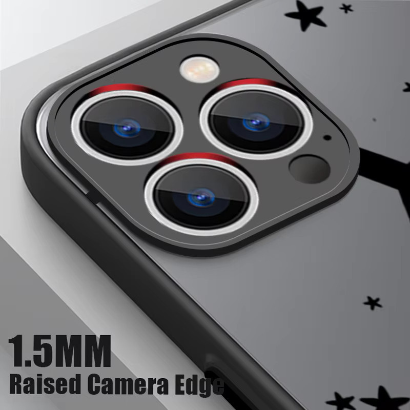 YISHANGOU Flugzeughülle Snowy Mountains für iPhone 16e 15 Pro Max 14 13 Pro Max 16, stoßfeste Magnet-Schutzhülle aus TPU und PC mit mattem Finish - Bild 3