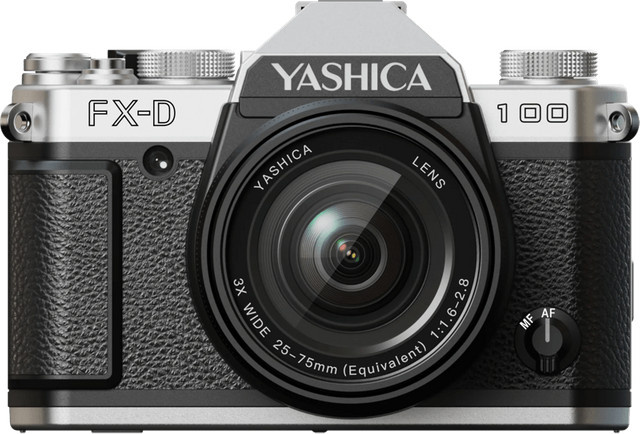 Yashica FX-D 100 Digital Film Simulation Kompaktkamera in Silber - Bild 1