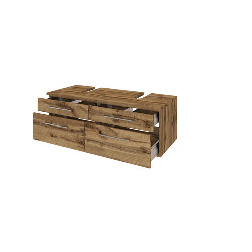 HELD MÖBEL Unterbecken-Set Davos in Bunt, Wandmontiert, B/H/T: 120 x 200 x 47 cm - Bild 2