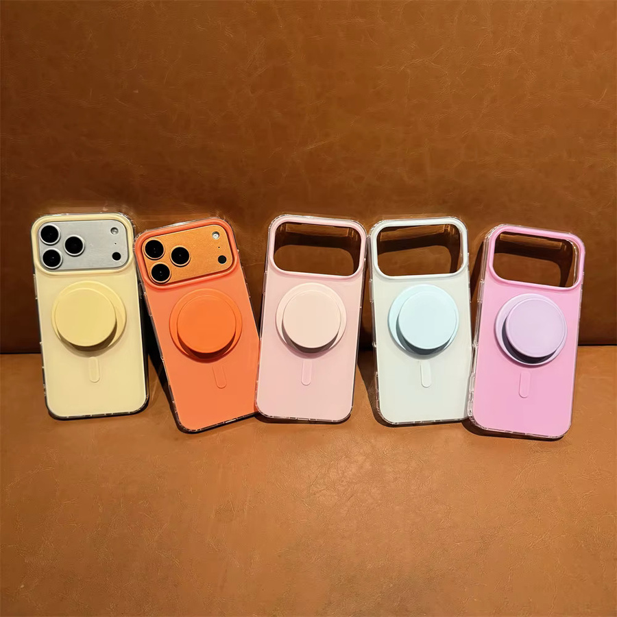 Xeber Magnetische Hülle mit Halter für iPhone 17, 16 und 15 Pro Max Air in Rot, Mattiert und MagSafe kompatibel - Bild 3