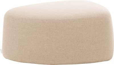 Leyform GOGO Pouf Polstermöbel, oval, beige, B: 98,0 cm, T: 91,0 cm, H: 44,0 cm - Bild 1