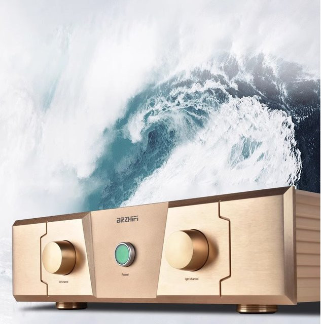 FM ACOUSTICS Classic Machine FM300A Verstärker in Gold mit Vollaluminiumgehäuse - Bild 1