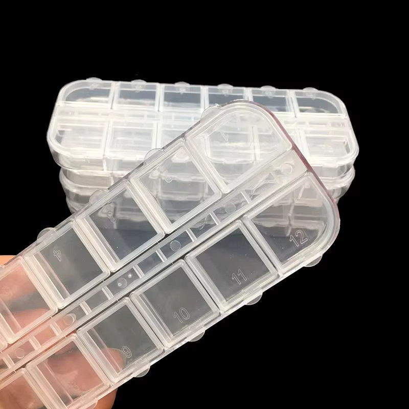 Julianna Beauty Kunststoff Organizer Halter für Nail Art, 12 Grids - Bild 2