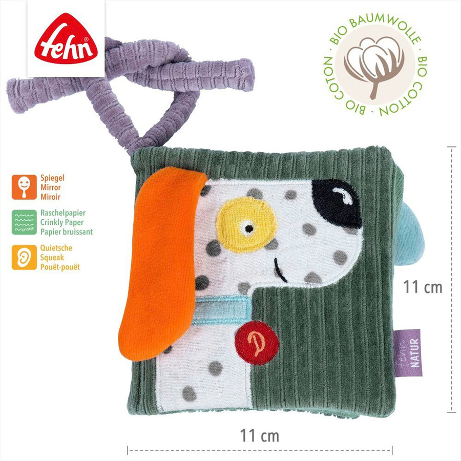 Fehn fehnNATUR Stoffbuch Hund, Plüsch / Textil, ab 0 Jahre - Bild 2