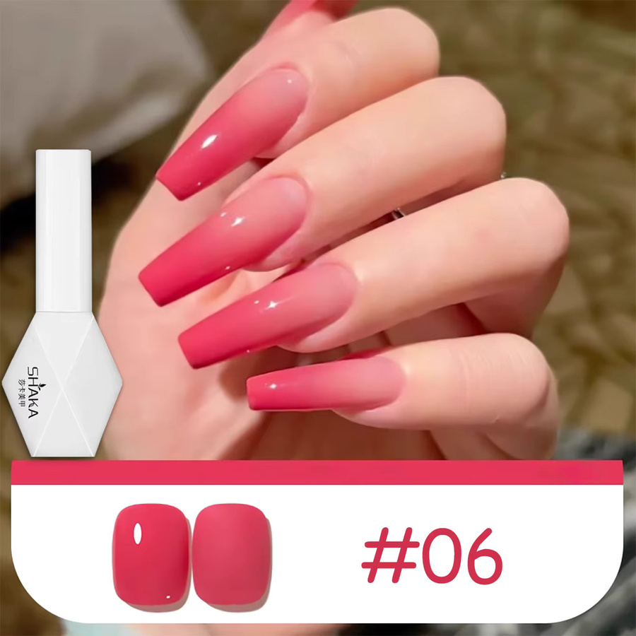SHAKA Nagellack Gel, Rosa, Glänzend - Bild 2