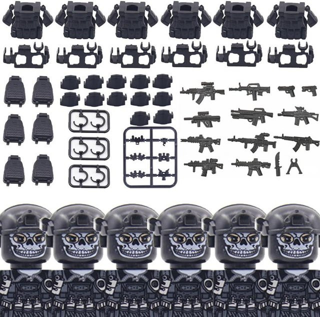 Linyi toy Armee-Stil Commando Polizei Militärfigur, Baustein, ab 14 Jahren - Bild 1