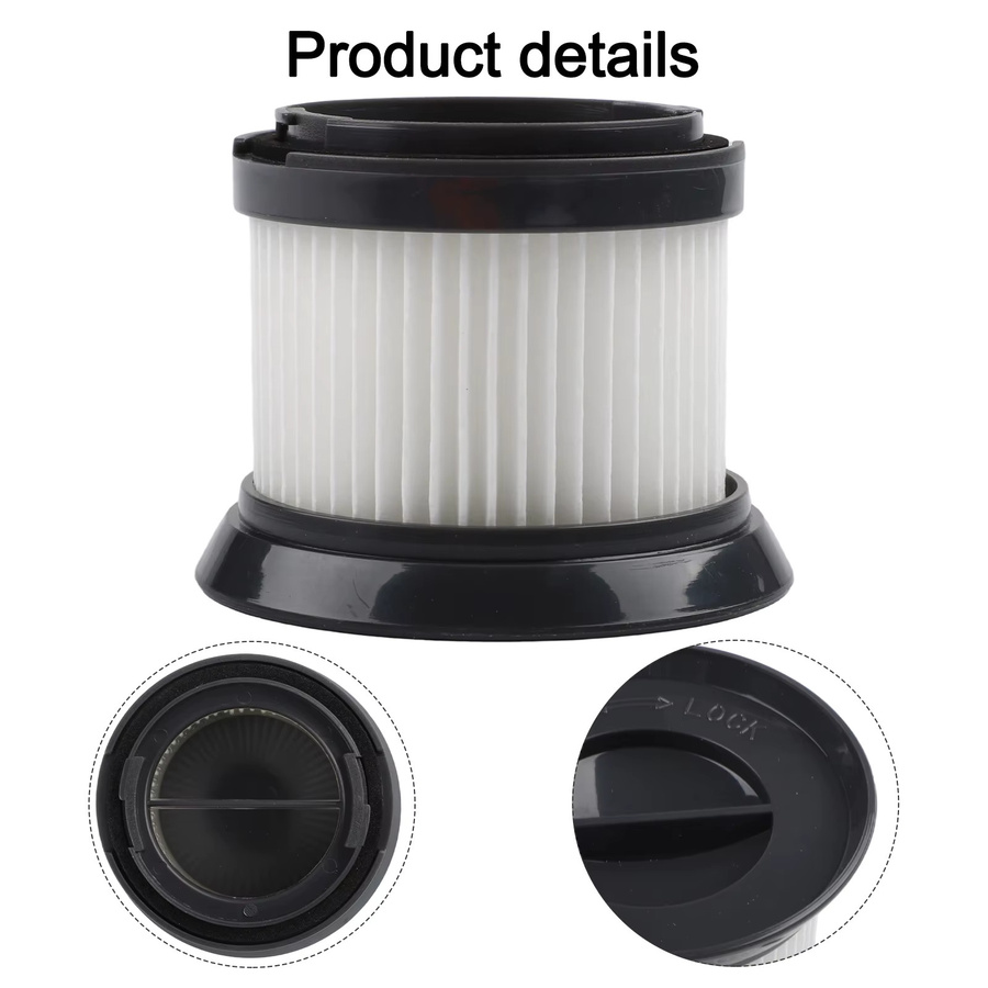 LEENKEA Ersatz Auspuff Filter für CleanMaxx MJ1901B Zyklon Staubsauger Staubbehälter Filter Zubehör, Weiß - Bild 3