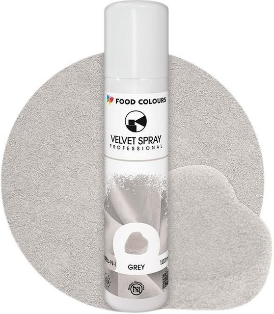 Wildleder Lebensmittelfarbe Spray Grau 100 ml - Bild 1