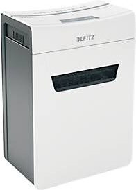 Leitz IQ 10X Protect Premium Aktenvernichter P4 in Weiß mit 18 l Fassungsvermögen und Anti-Papierstau-Technologie - Bild 1