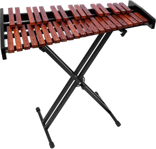 Buying Solutions MB Glockenspiel Xylophon, 37 Töne, mit Ständer, 4 Schlägeln, Tragetasche - Bild 1
