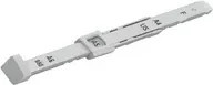 Leitz Anschlagschiene NeXXt aus Kunststoff, Grau-Weiß, Breite: 14 cm - Bild 1