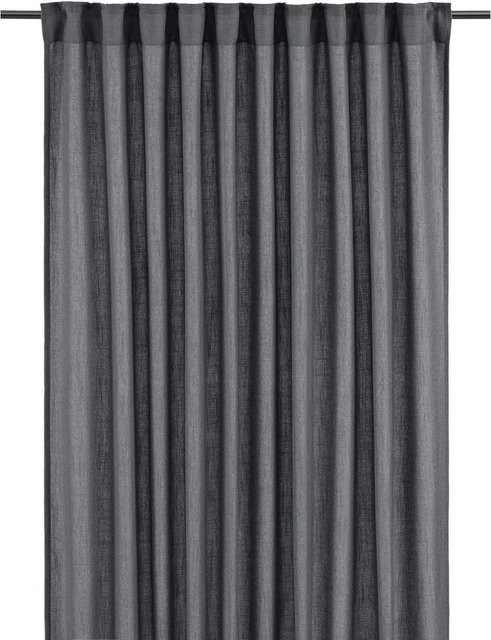 Svanefors Vorhang Cecil, 2er Pack, grau, halbtransparent, Breite: 145 cm, Höhe: 320 cm - Bild 1