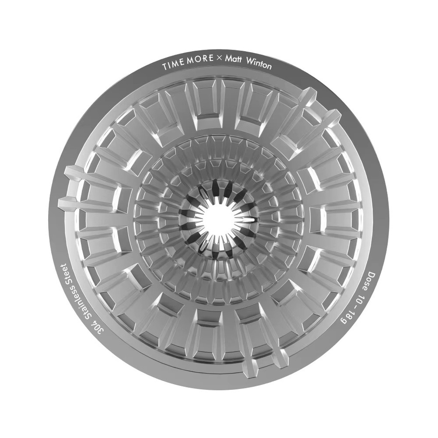 TIMEMORE X Matt Winton Crystal Eye VECTOR Pour-Over Kaffee-Dripper aus Edelstahl in Größe 01 - Bild 3