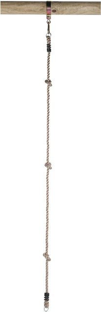 SwingKing Kletterseil mit 3 Knoten und 2 Ringen - Bild 1