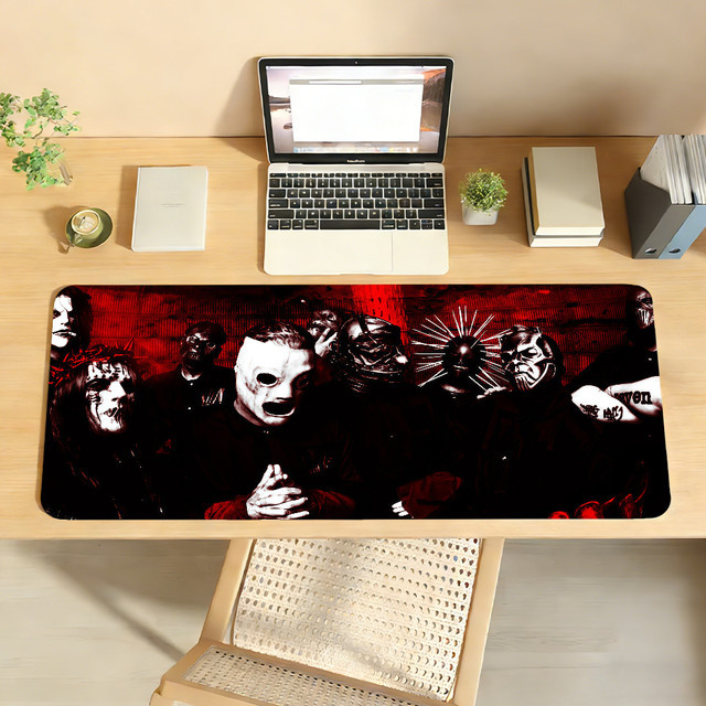 Slipknot Es Band Mauspad rutschfeste Schreibtischunterlage in Multicolour für Gamer und Büro - Bild 1
