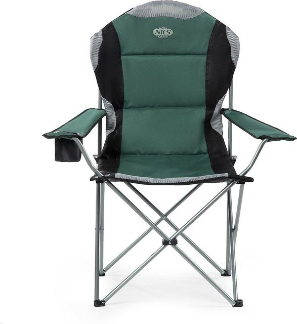 NILS CAMP Campingstuhl NC3080 Klappbarer Outdoor-Stuhl in Grün - Bild 1