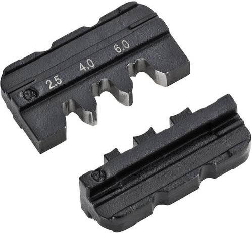 Cimco Presseinsatz Solar-Steckverbinder für MC4 2.5 bis 6 mm² aus gehärtetem Stahl in Schwarz - Bild 1