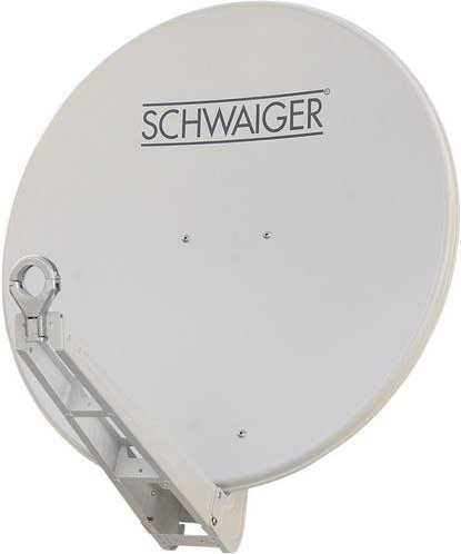 Schwaiger SPI075 SAT Antenne aus Aluminium in Hellgrau mit 75 cm Durchmesser - Bild 1