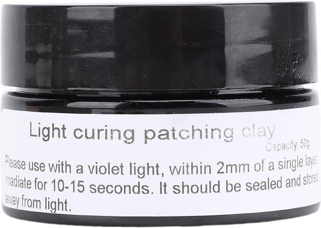 UV-härtende Spachtelmasse von Binchi in Weiß für 3D-Druckmodellreparaturen, 50 g - Bild 1