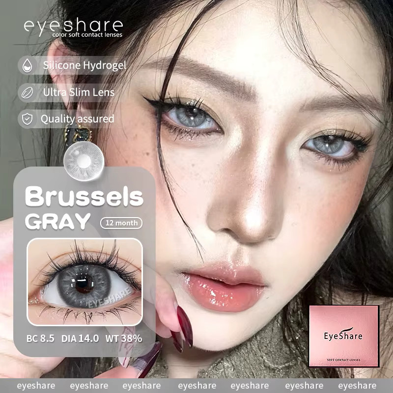 EYESHARE Farbkontaktlinsen, Alps-Black, Unisex, jährlich - Bild 2