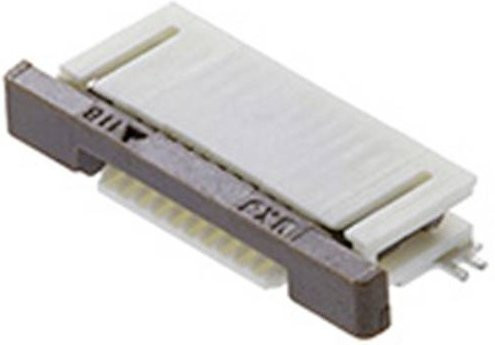Molex FFC/FPC-Anschluss 35-polig mit 0,5 mm Rastermaß in Weiß - Bild 1