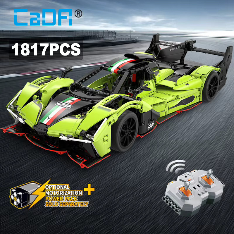 Phantom Wing City Rennwagen Hypercar, Bausteine, 1:10, ab 8 Jahren - Bild 2