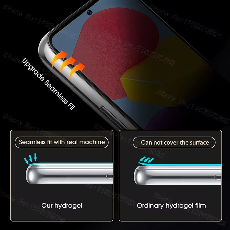 3er-Pack Privatsphäre Hydrogelfolie für Realme GT 8 Pro, GT 7 Pro und GT 7T, Transparent, Full Cover Displayschutzfolie mit Anti-Spy-Funktion - Bild 3