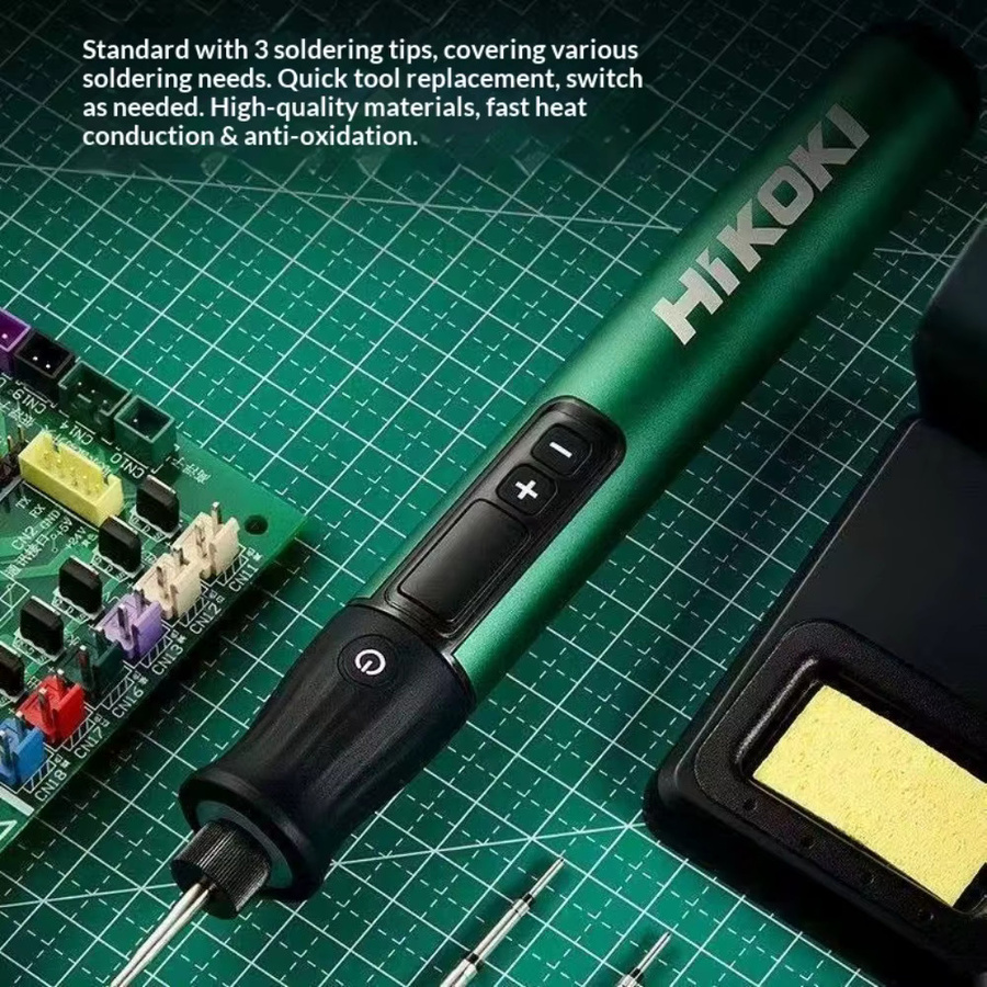 HiKOKI ESR4DA3 Akku-Lötkolben in Grün mit 3000mAh und einstellbarer Temperatur von 200-450°C - Bild 3