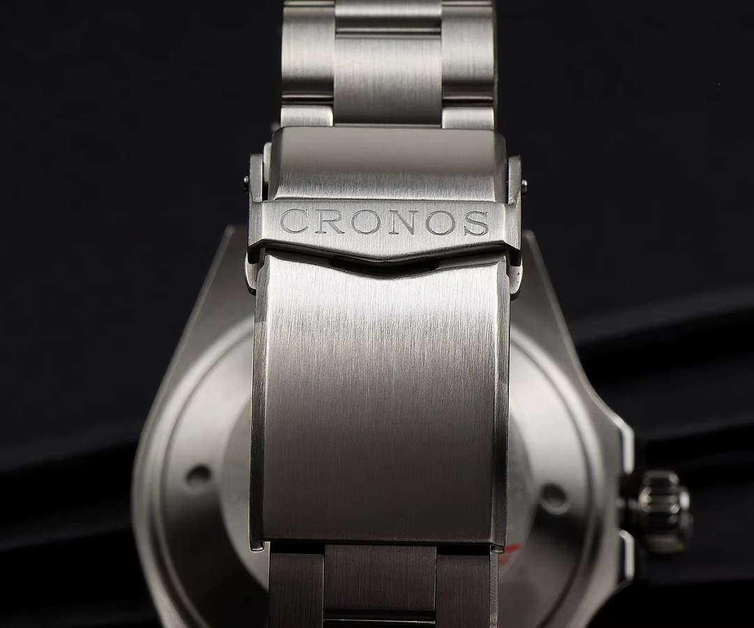 Cronos Taucheruhr, Automatik, Edelstahl, Schwarz, Unisex - Bild 5